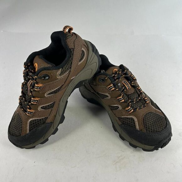 Merrell Kid's Moab 2 Low Boot US 11 Brown Lace-Up Waterproof Hiking Sneaker - Picture 6 of 10